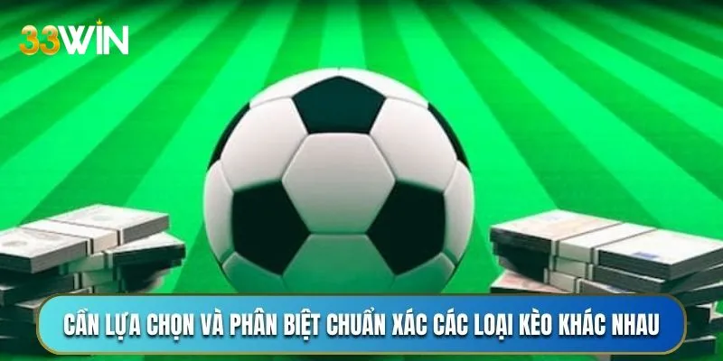 Cần lựa chọn và phân biệt chuẩn xác các loại kèo khác nhau